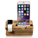 Bamboo Charging Station for iPhone - Gadgets
