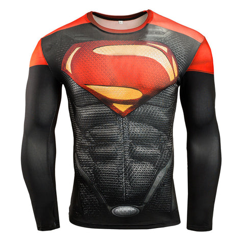Superman Black Suit Compression T-Shirt - Superman