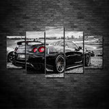 5 Piece Nissan GTR Canvas - Fast and Furious
