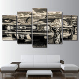 5 Piece 1965 Ford Mustang Canvas - Fast and Furious