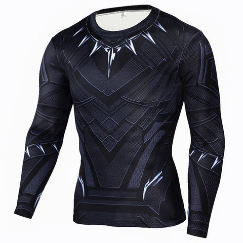Black Panther Compression T-Shirt - Avengers Infinity War