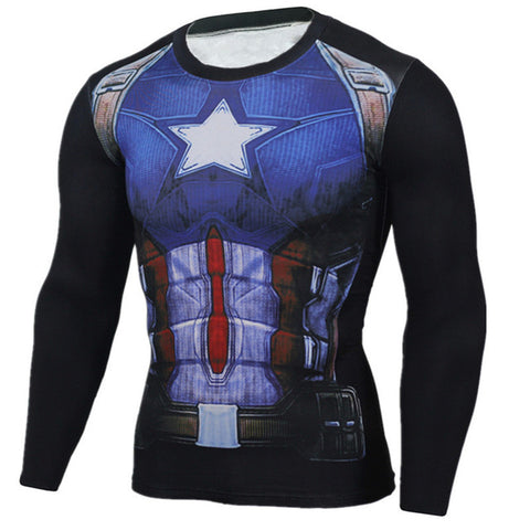 Captain America Compression T-Shirt - Avengers