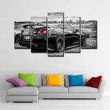 5 Piece Nissan GTR Canvas - Fast and Furious