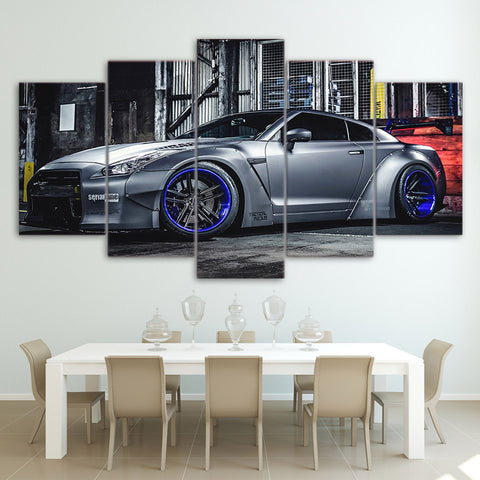 5 Piece Nissan GTR R35 Canvas - Fast and Furious