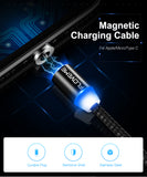 Braided Magnetic Cable For Smart Phones - Gadgets
