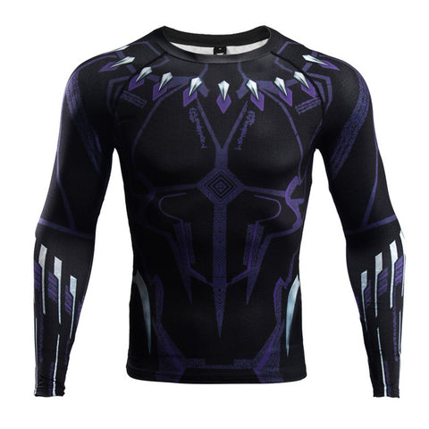 Black Panther Charged Compression T-Shirt - Avengers Infinity War